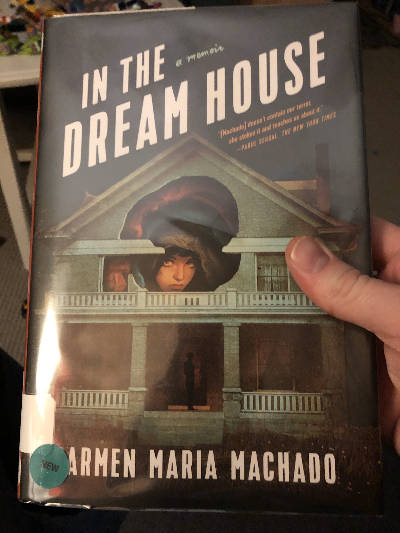 Holding In the Dream House in my hand